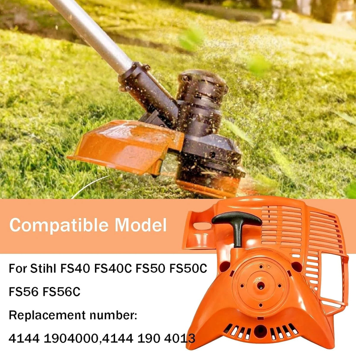 Replacement Recoil Starter for Stihl FS40 FS40C FS50 FS56 Trimmers