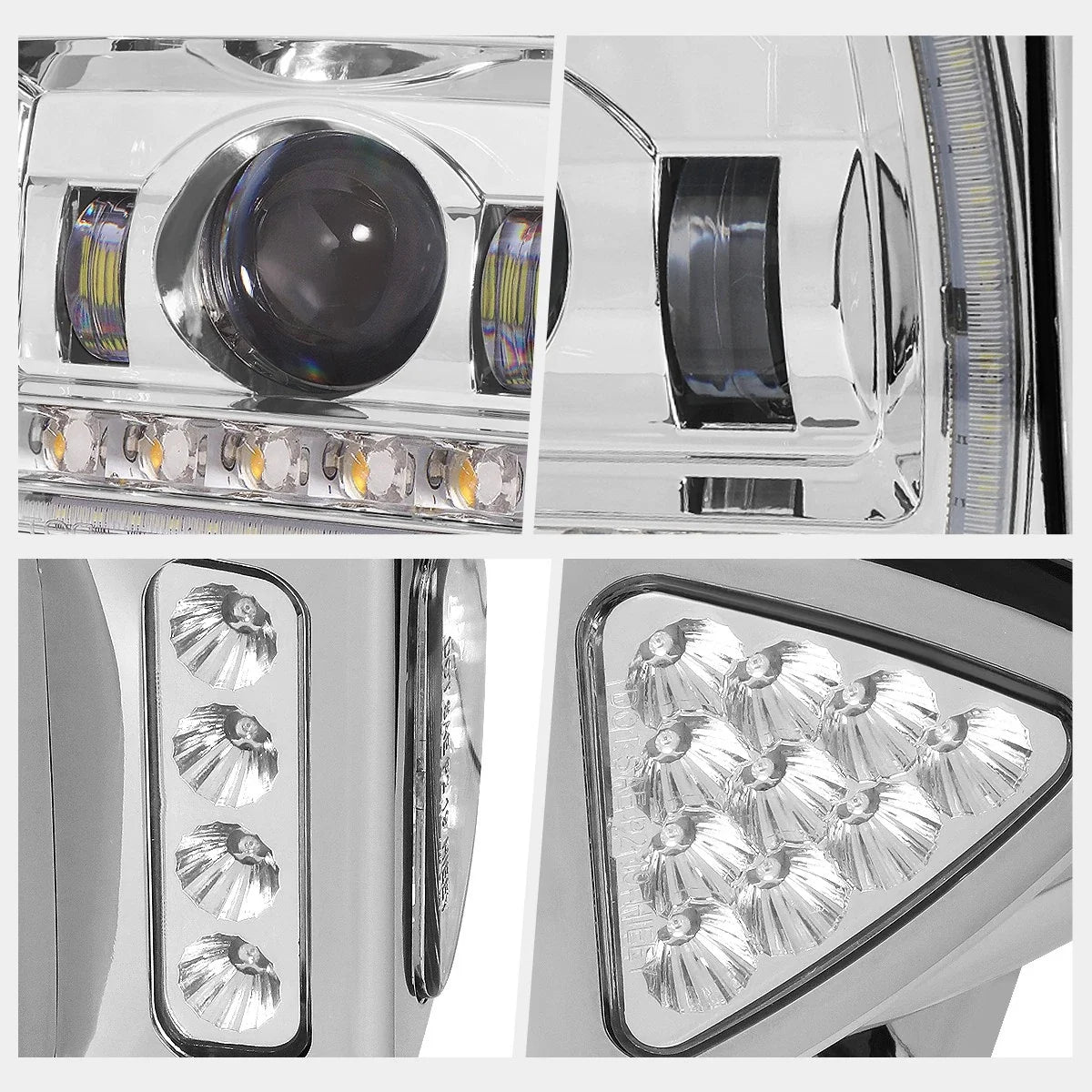 Full LED Dual Projector Headlight for Peterbilt 359/379/389 (1981–2021)