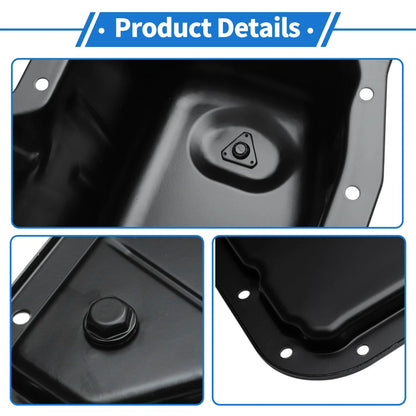 1 Pc Engine Oil Pan No.24206181 for Chevrolet Impala (2000–2005) Steel Black