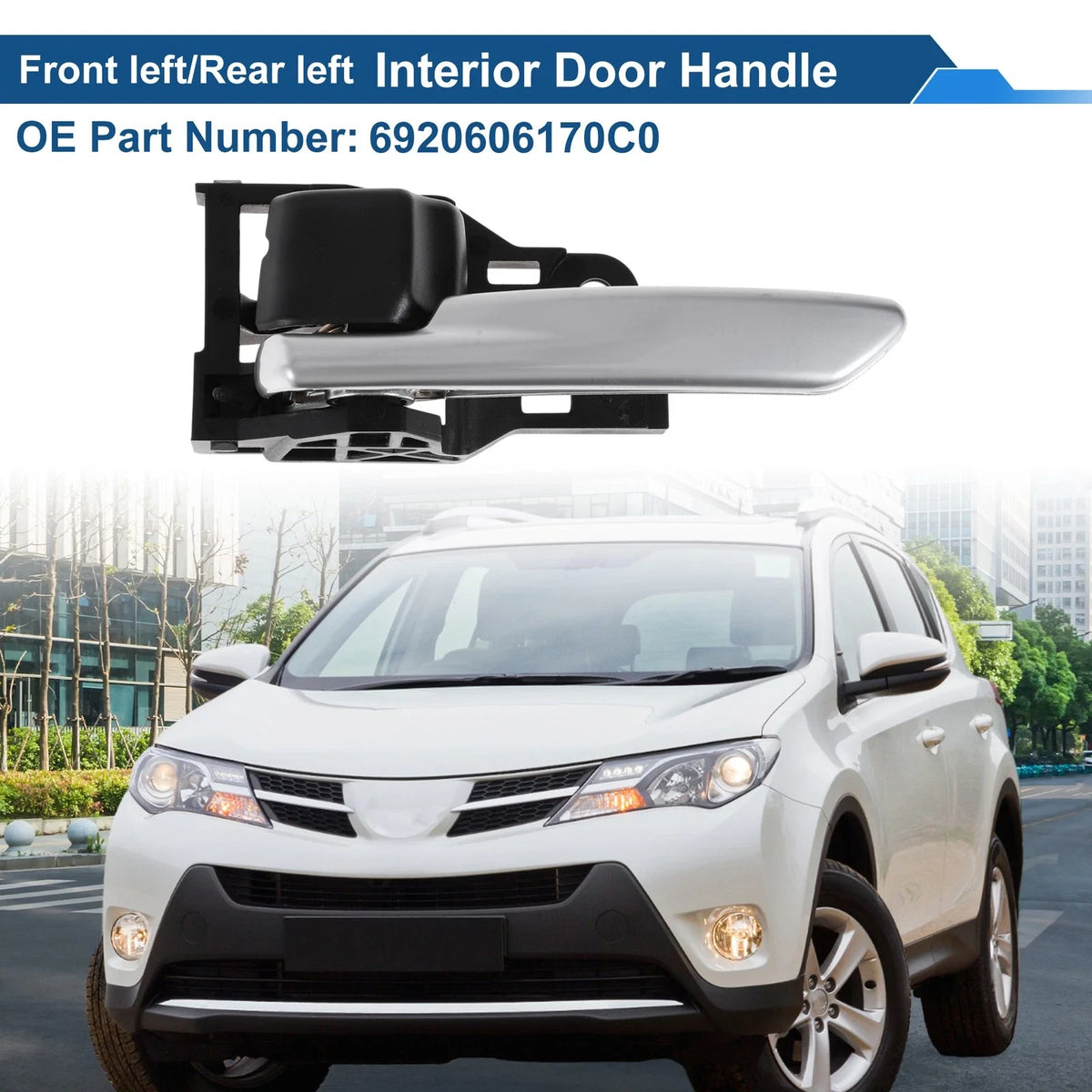 Front Passenger Side Interior Door Handle for Toyota RAV4 (2019–2022) No. 6920606170C0