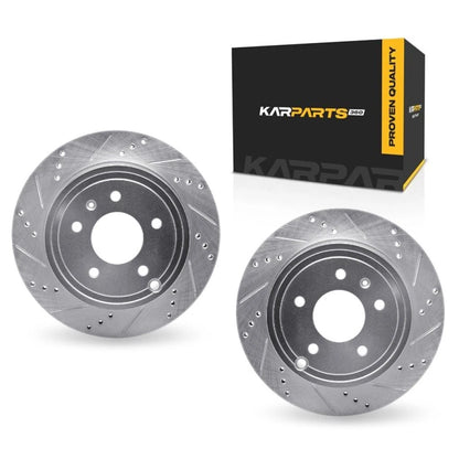 Set of 2 Rear Brake Rotors for Suzuki XL-7 (2007–2009) ALX-PAU-DF-7002-47058-CLA5