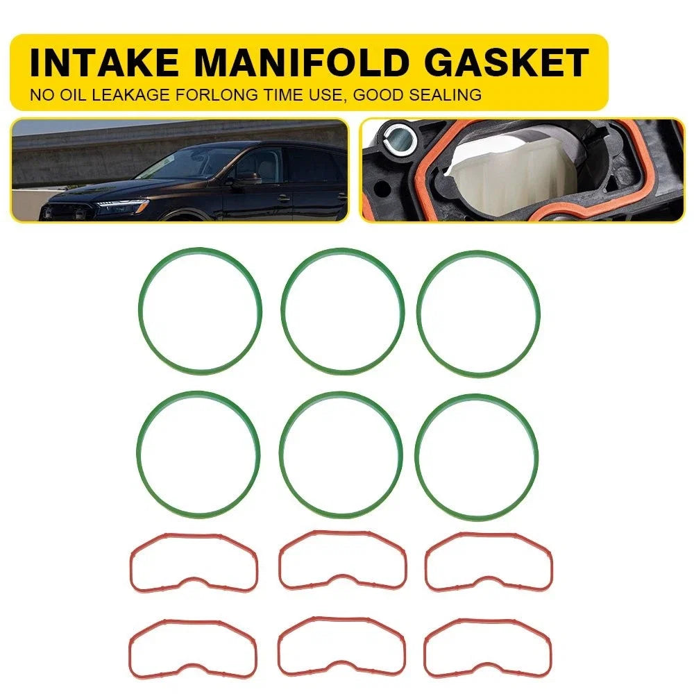 Set of 12 Intake Manifold Gaskets for Audi 3.0T B8 S4 SQ5 A6 S5 A7