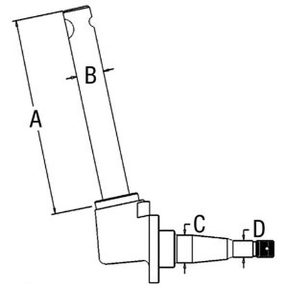 RH spindle for Minneapolis Moline Oliver White