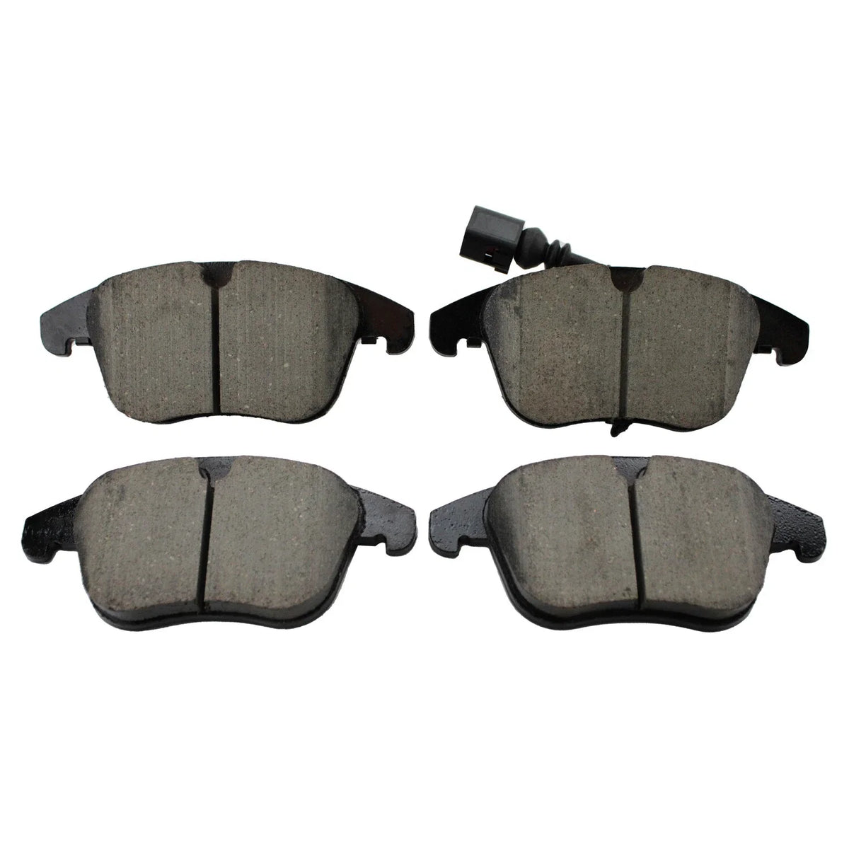 Set of 4 Akebono Euro Front Ceramic Disc Brake Pads for Audi Q3 (2015–2023)