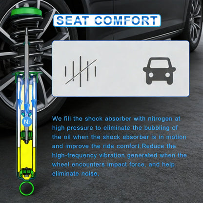 Pair Front Struts w/Coil Spring for Toyota Corolla Matrix (2009–2013) 472597, 472598