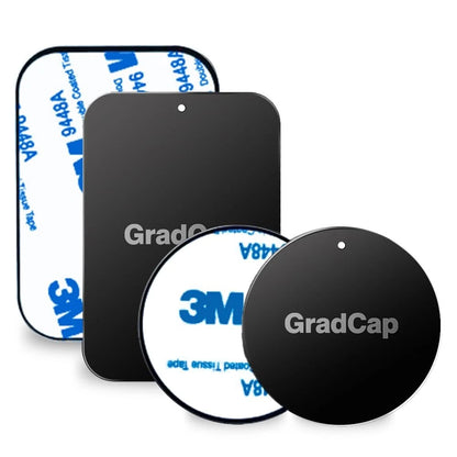 2X GradCap Metal Plate for 1.75" x 2.5" (Black)