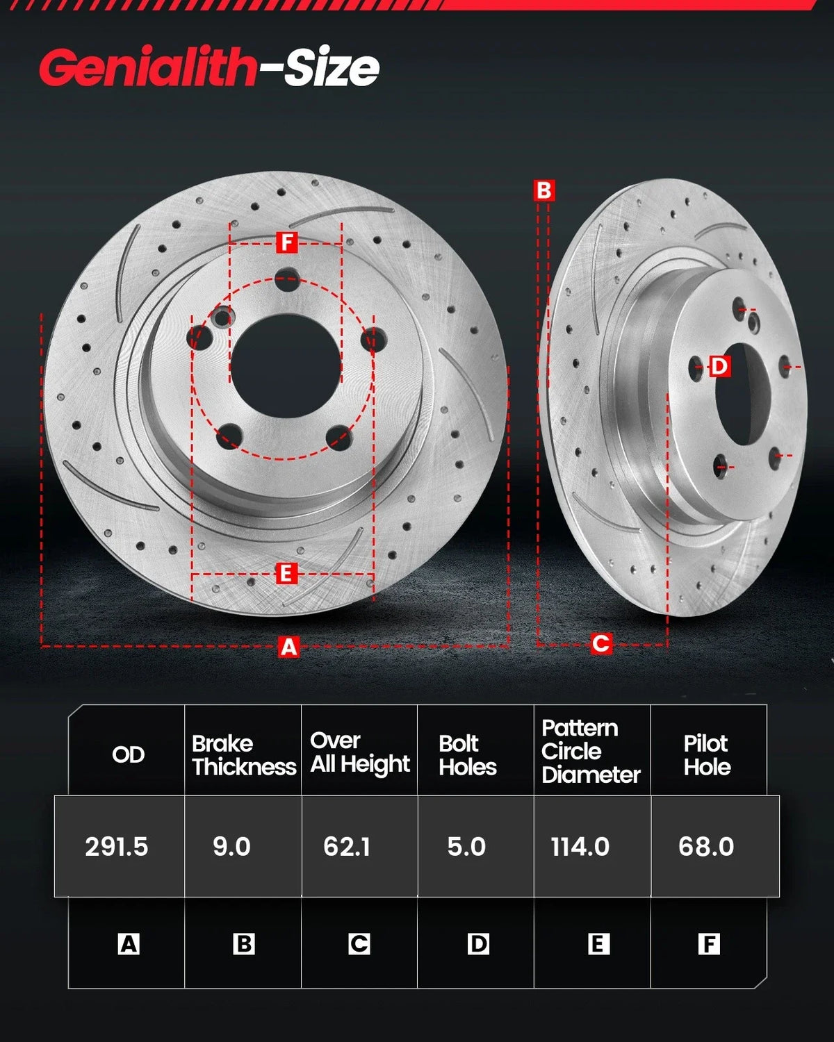 Front & Rear Brake Rotors & Pads for Nissan Altima 2.5L 3.5L V6 (2007–2009)