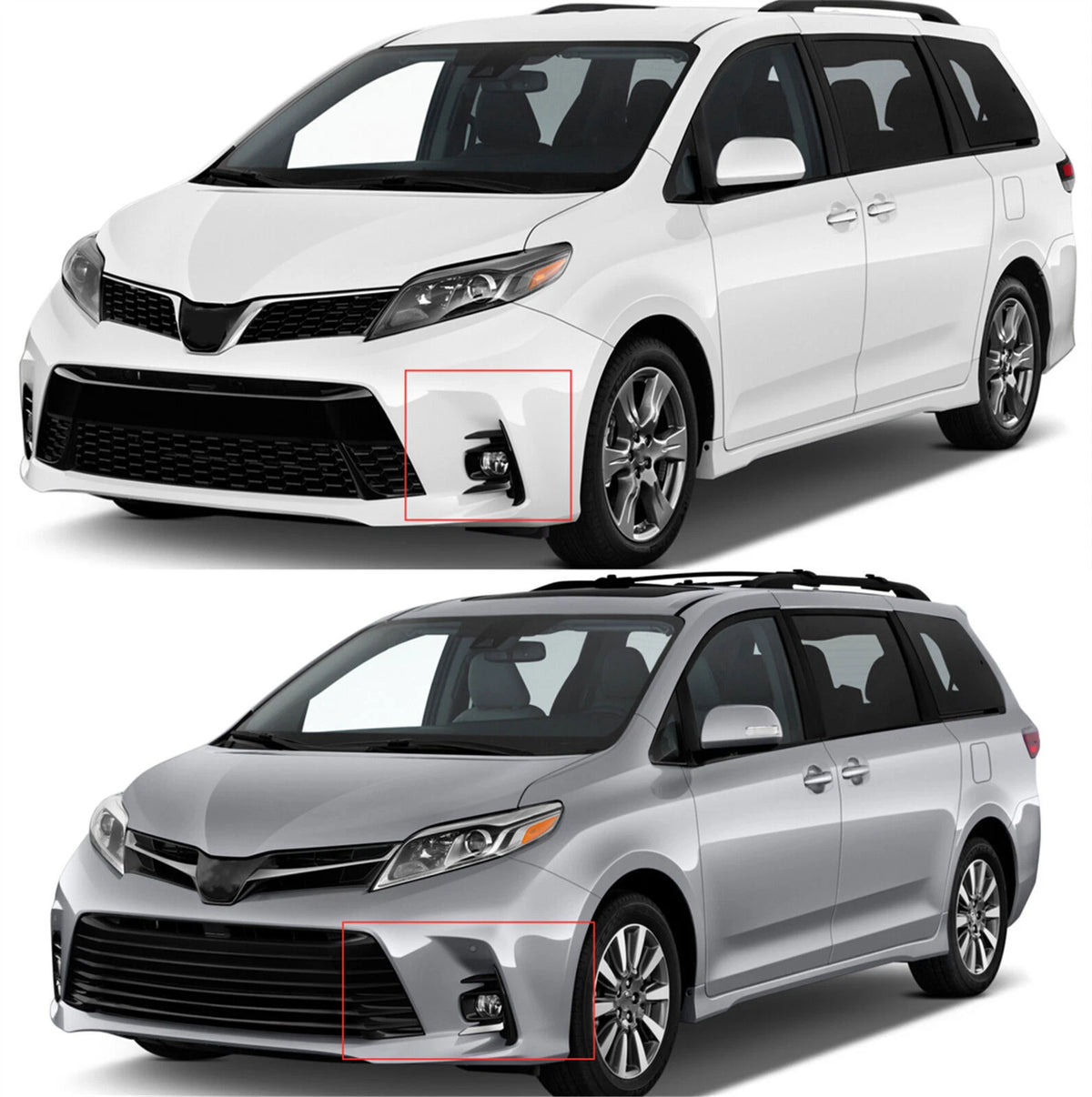 Fog Light Kit for Toyota Sienna (2018–2019) LAW68106