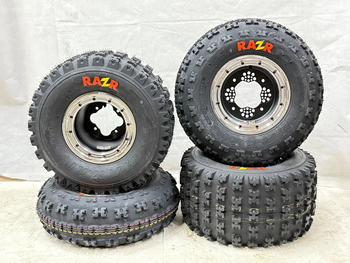 Set of 2 DWT G3 Beadlock Rims for Yamaha Raptor Banshee YFZ450
