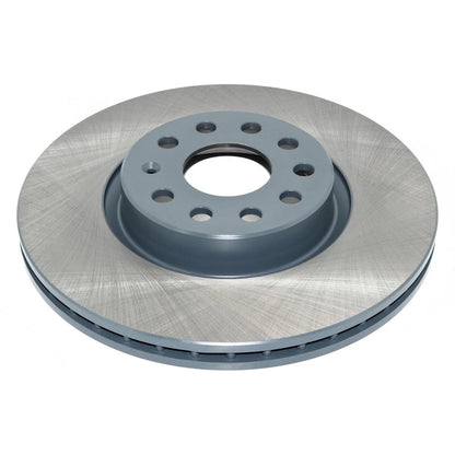 DuraGo Front Rotors & TRW Pro Low-Metallic Brake Pad Kit for Audi A3 TT Quattro Eos GTI (2006–2013)