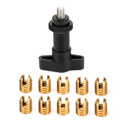 10x Batwing Fairing Brass Thread Cutting Inserts Repair Kit for Touring (1997–2013)