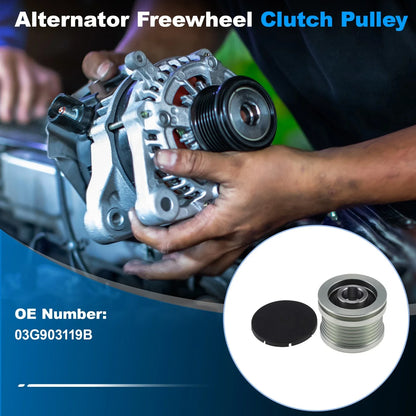 Alternator Freewheel Clutch Pulley 03G903119B for Audi A4 Saloon (2001–2008)