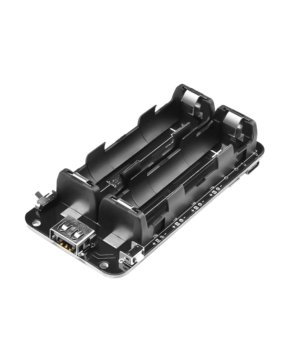 2X Battery Holder with USB Port for DIY Projects (30CM)