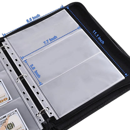 Cash Collection Book for Currency Holder Album (180 Pages)