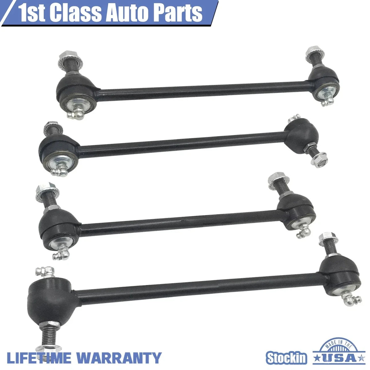 Set of 4 Front Suspension Rear Sway Bar Links for Toyota Camry (2007–2011) K750123 K750011