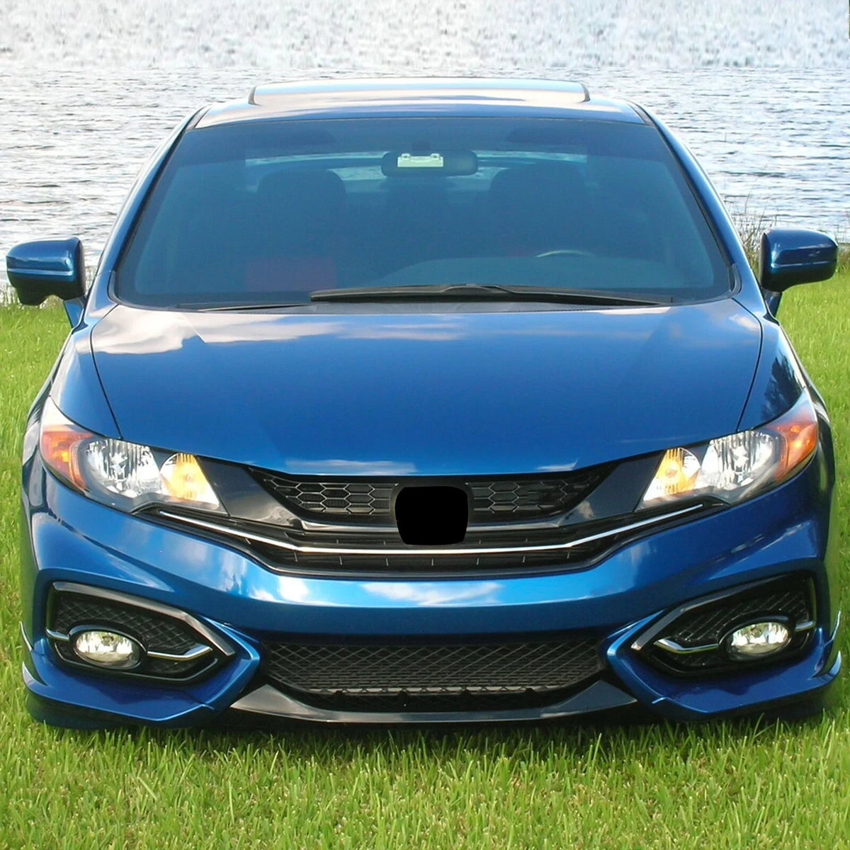 2X Front Bumper Spoiler Splitter Lip for Honda Civic Coupe (2014–2015) HFP-Style