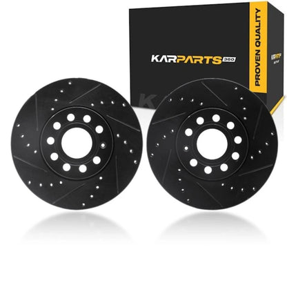 Rotor Set for Seat Leon (2022–2024) | Drilled and Slotted | ALX-PAU-DF-8002-74004-CLA5