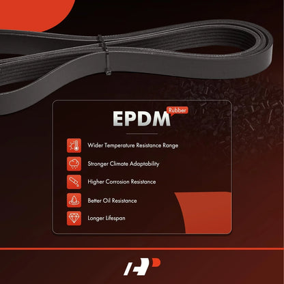Serpentine Belt for Cadillac CT6 (2016–2019) BMW Z4 (2003–2005)