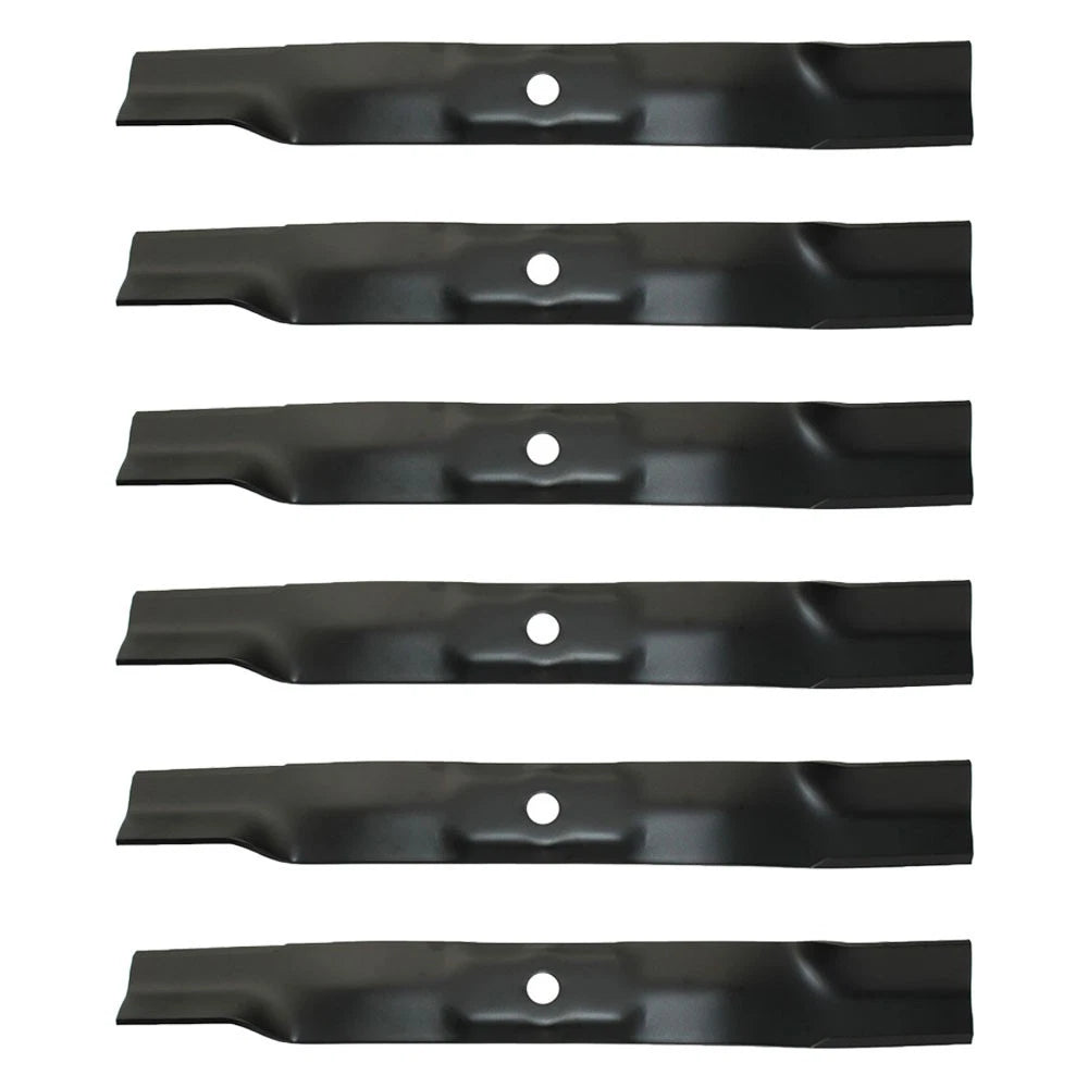 6X Hi-Lift Lawn Mower Blades for John Deere (Fits M158112)