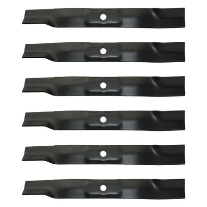 6X Hi-Lift Lawn Mower Blades for John Deere (Fits M158112)