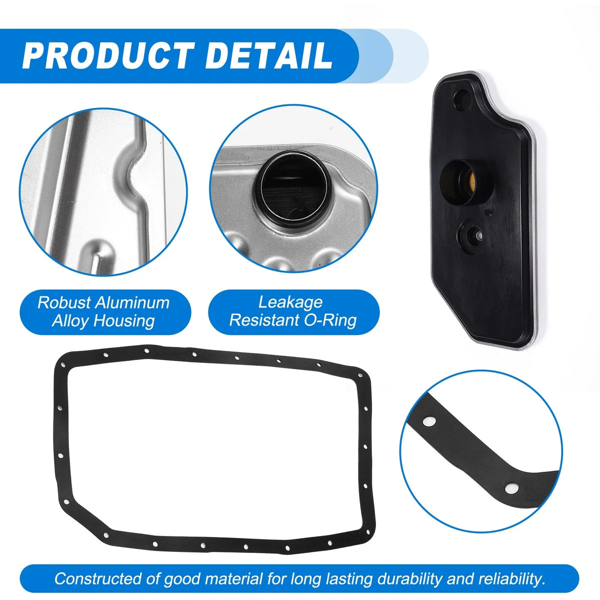 A4LD-E Transmission Filter Oil Pan Gasket Kit for Ford (No.F5TZ7A098B)