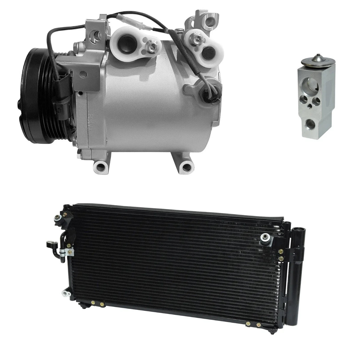 AC Compressor Kit With Condenser for Mitsubishi Eclipse 2.4L (2000–2005)
