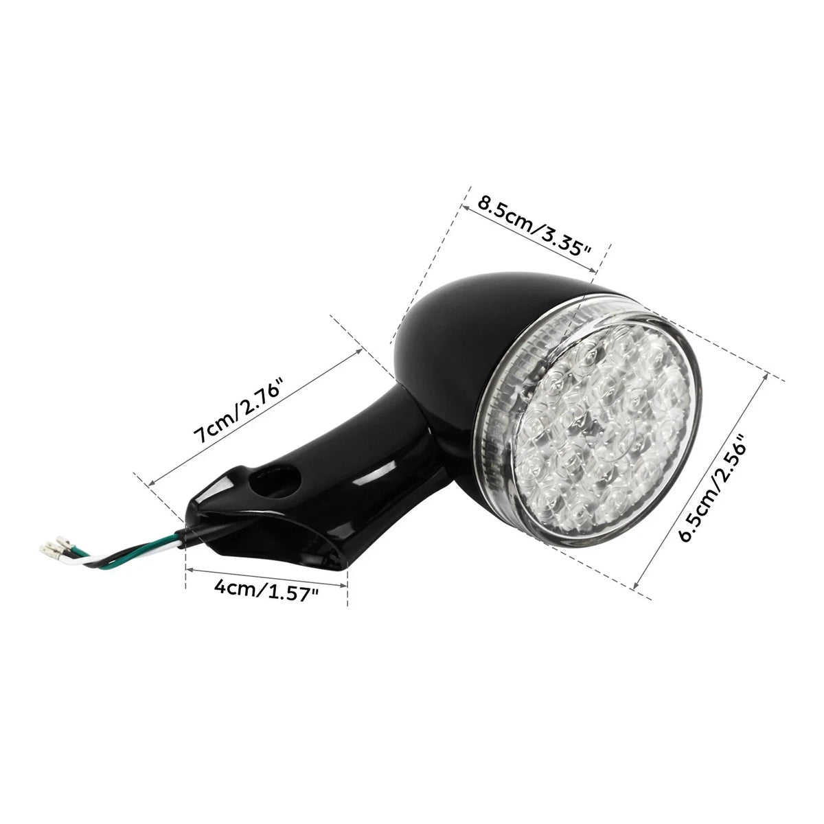 Front Turn Signals Amber Lights for Harley Sportster 48 XL1200X (2016-2022)