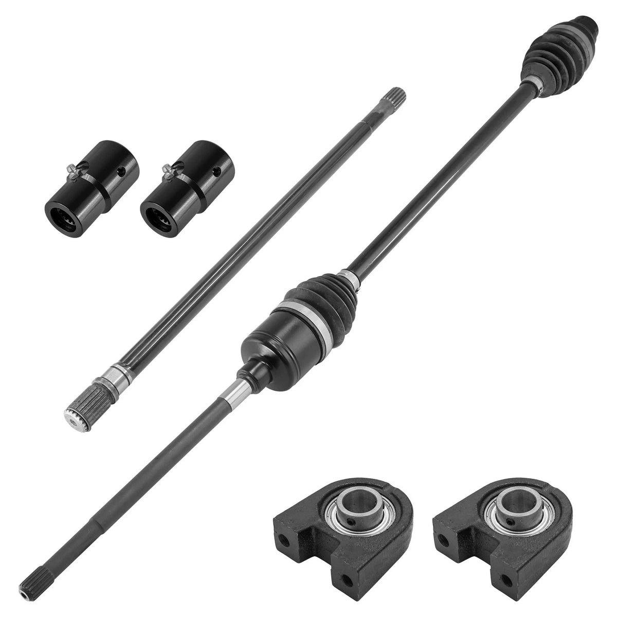 Drive Shaft with Bearings Couplings for John Deere XUV625i XUV825i XUV855D (SH114+DB1012+CO1042)