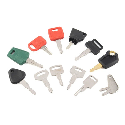 12 Keys Ignition Key Set for Cat, John Deere, JCB (Heavy Equipment)