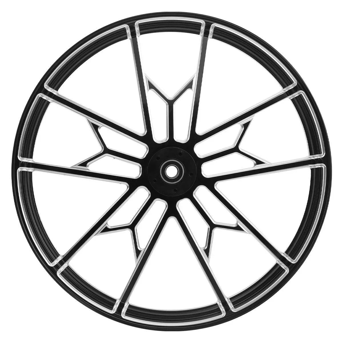 30" Front Fender & Wheel Rim Dual Hub for Harley Touring Electra Glide (2008–2025)