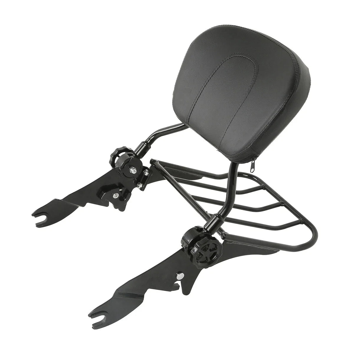 Detachable Backrest Sissy Bar with Luggage Rack for Harley Touring (2009–2025)