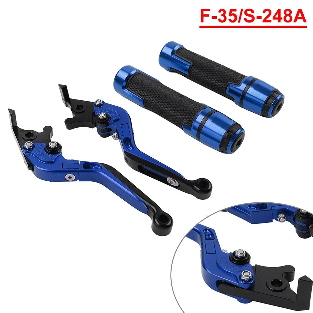 Brake Clutch Levers Handlebar Grip Set for Suzuki GSXR600/750 (2006–2020)
