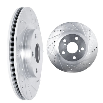 Brake Rotor Set for Honda Odyssey (2011–2014) ALX-PAU-DF-7002-59016-CLA1 Drilled Slotted