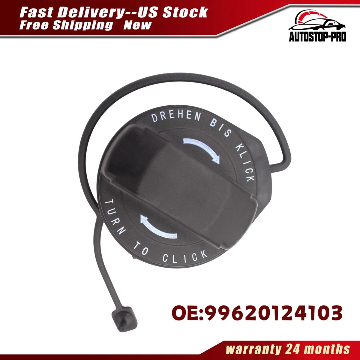 Fuel Tank Cap with Clip for Porsche 986 987 996 997 (996-201-241-03)