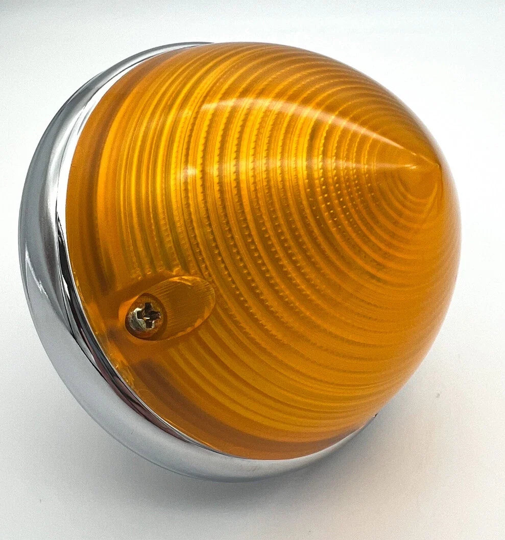 Amber Turn Signal Parking Light Assemblies Front for Chevy GMC (1955–1957)