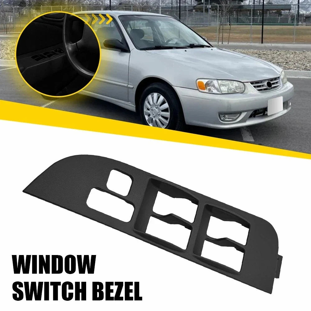 Left Door Window Switch Panel Cover Bezel Trim for Toyota Corolla (1998–2002)