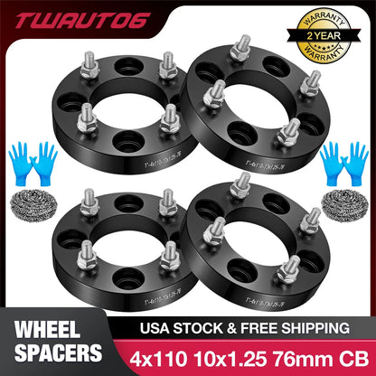 1.0" 4x110 ATV Wheel Spacers for Honda Rincon 650 & Yamaha (4PCS)