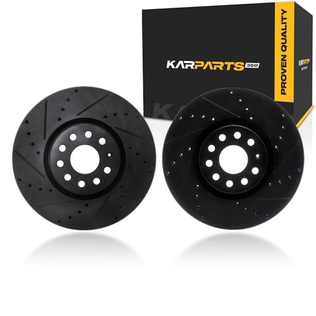 Rotor Set for Volkswagen Teramont (2019) ALX-PAU-DF-8002-74016-CLA2, Drilled & Slotted