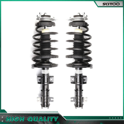 Set of 2 Front Struts Springs for Volvo S60 (2001–2009), V70 (2001–2007), S80 (1999–2006)