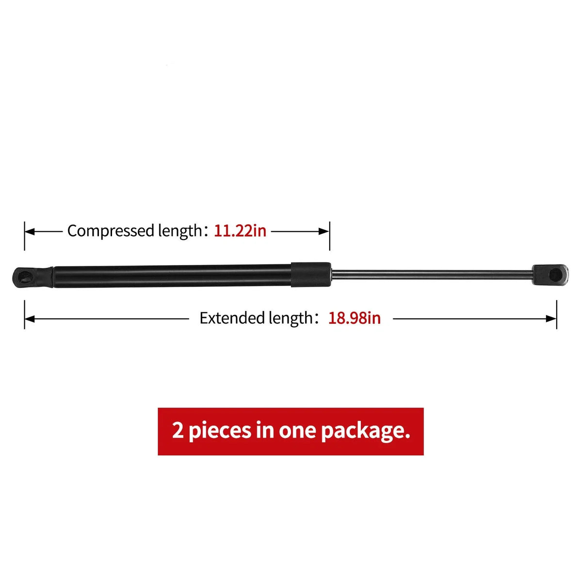 Hood Lift Supports for 2002–2010 Dodge Ram 1500 2500 3500