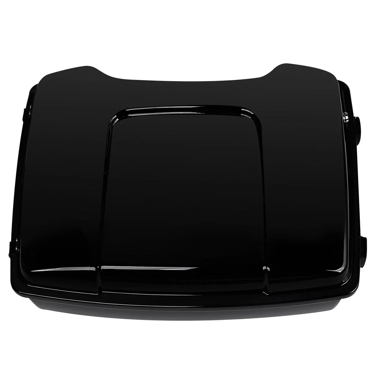 Black Razor Trunk with Latches for Harley Touring Road King Glide (1997–2013)