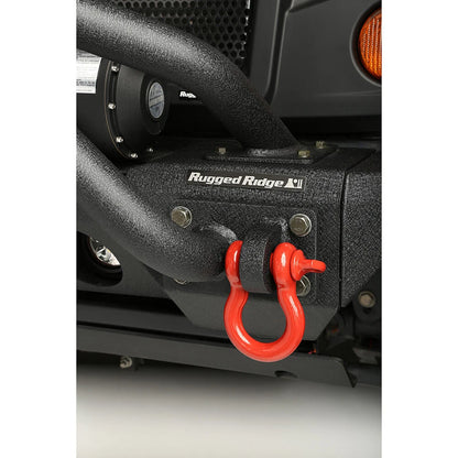 1X Shackle 3/4" Galvanized Red D-Ring w/ Red Pin for Marine Anchor (13047R, DRing-3-4-RED-1QTY)