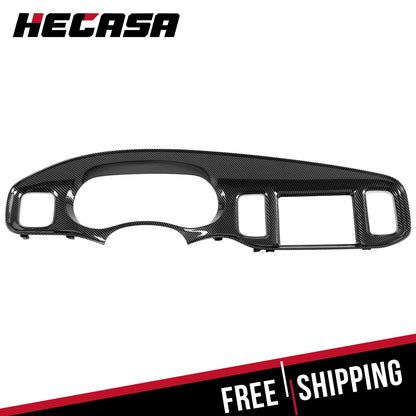 Instrument Dash Panel Cluster Bezel for Dodge Charger (2011–2014) Carbon Fiber Style