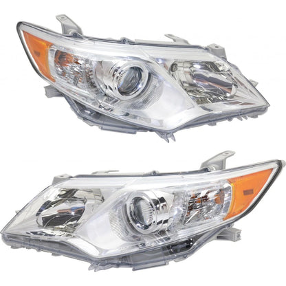 Headlight Assembly Pair for Toyota Camry (2012–2014) PLX-M0-TY1183-B001L-CL360A1, TO2502211, TO2503211