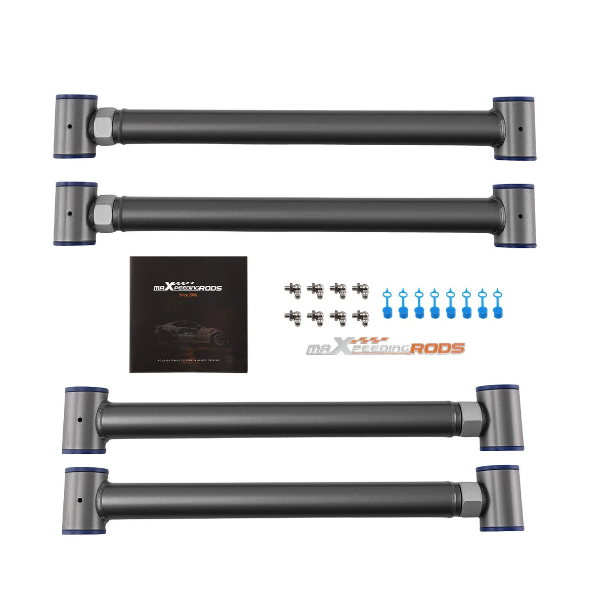 Set of 2 Adjustable Rear Upper & Lower Control Arms for Dodge Ram 2500 (2014–2024) - RD42KG