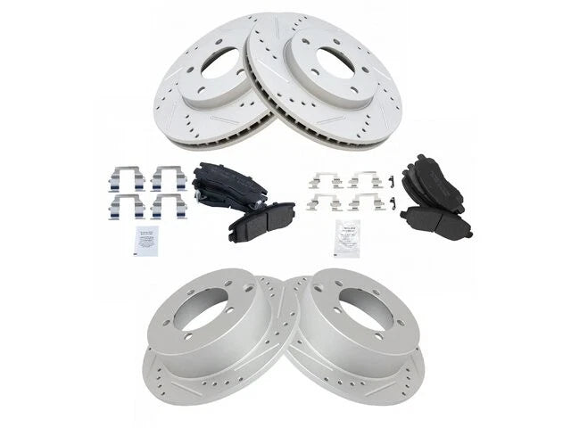 Brake Pad and Rotor Kit for Mitsubishi Eclipse (2001–2005) 38723BPNR