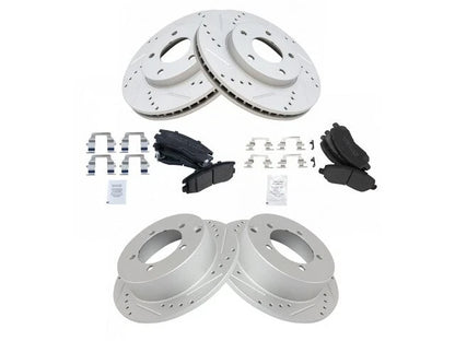 Brake Pad and Rotor Kit for Mitsubishi Eclipse (2001–2005) 38723BPNR