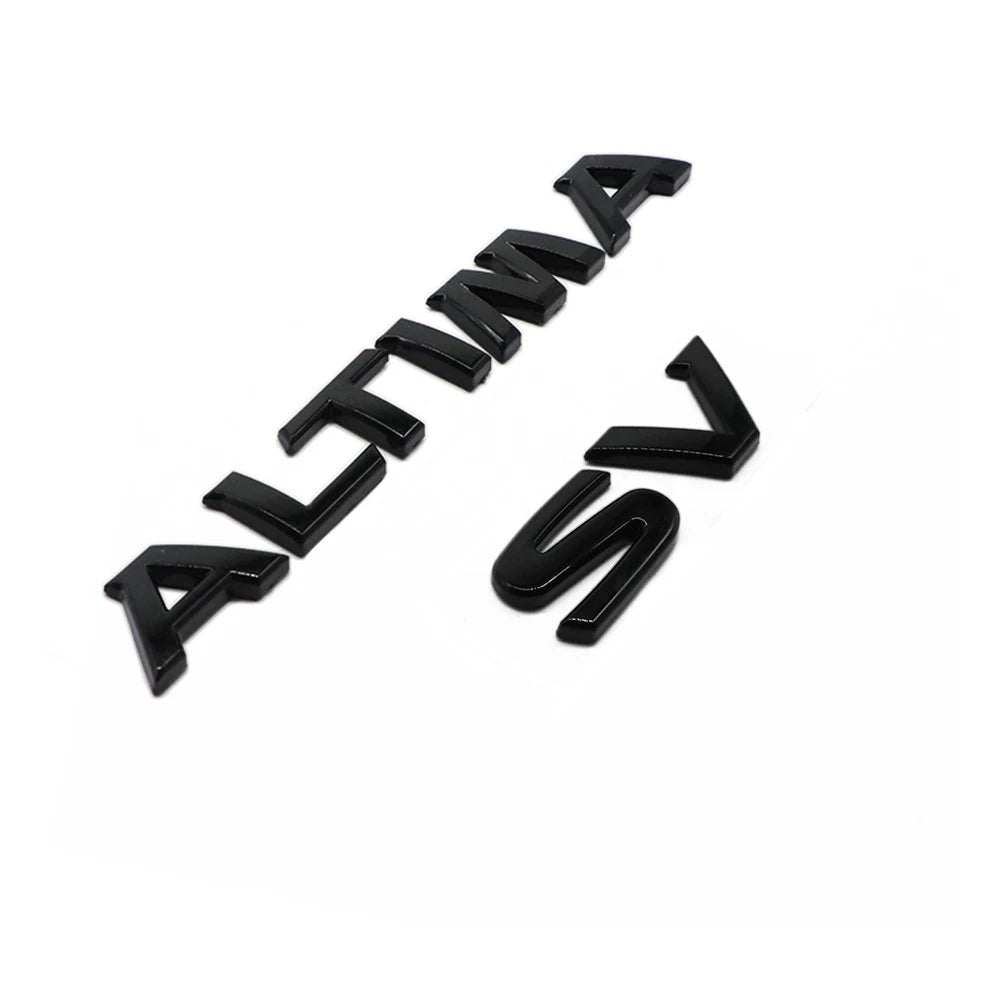 Gloss Black Tailgate Emblem for Nissan Altima (2013–2018)