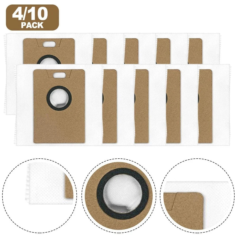 Set of 4 Replacement Dust Bags for Narwal Freo S Vacuum Cleaner