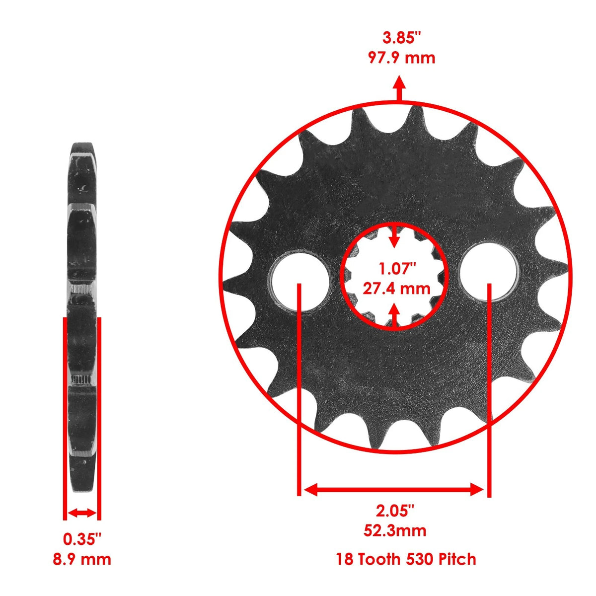 Black O-Ring Drive Chain & Sprockets Kit for Kawasaki ZX1200 Ninja ZX12R (2000–2005) - EG2474FS134XO